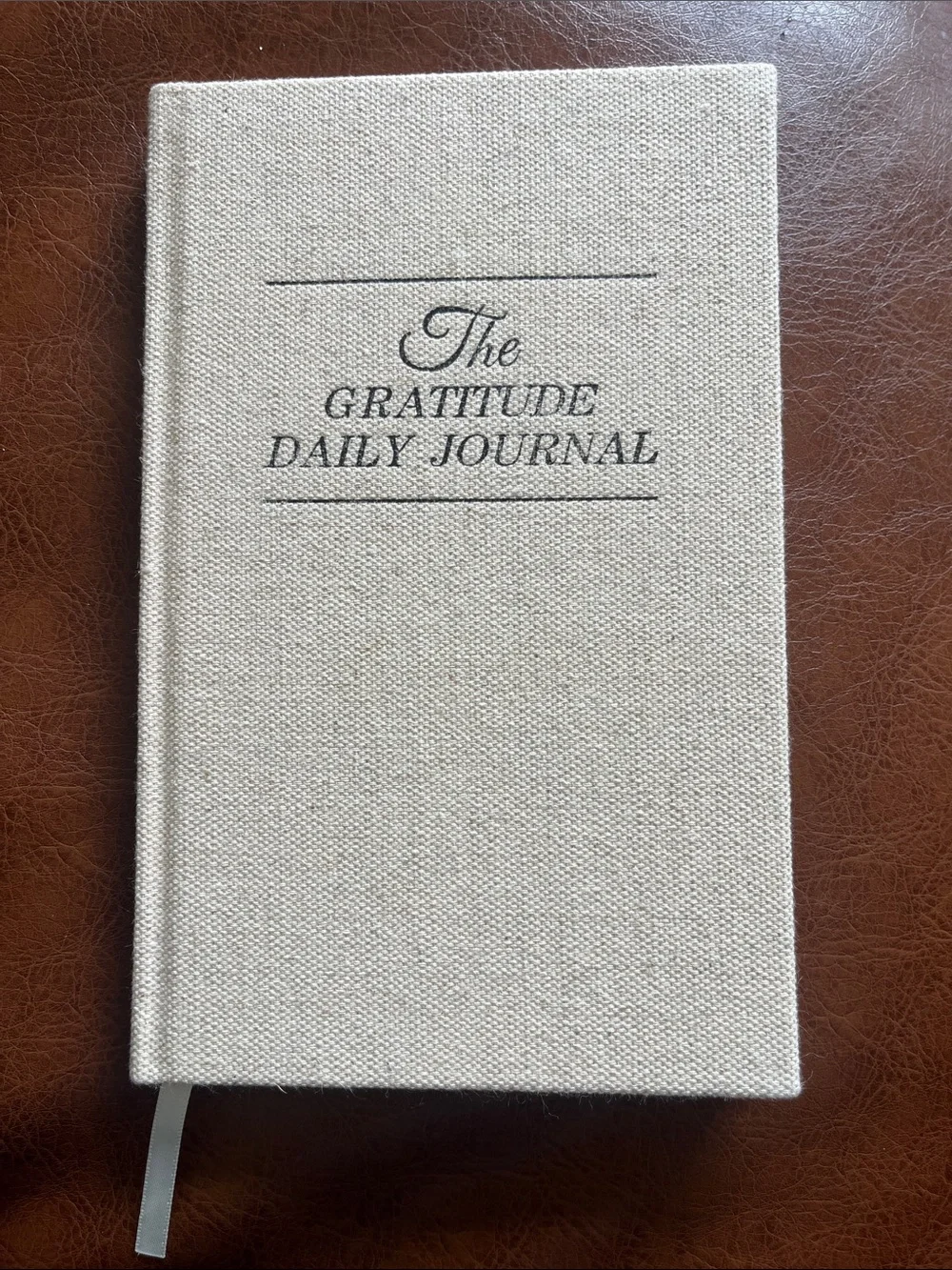 The Gratitude Daily Journal - Cream Hardcover